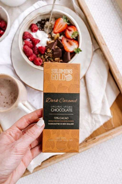 Dark Caramel - Organic Vegan Chocolate
