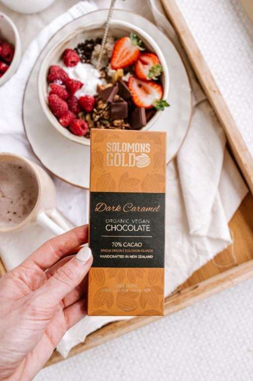 Dark Caramel - Organic Vegan Chocolate