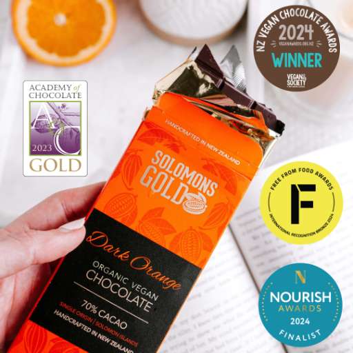 Dark Orange - Organic Vegan Chocolate