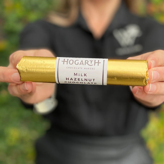 Milk Hazelnut Chocolate Log